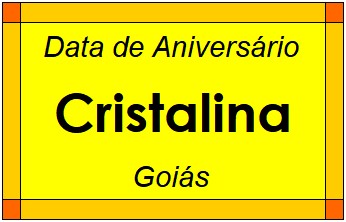 Data de Aniversário da Cidade Cristalina