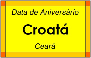 Data de Aniversário da Cidade Croatá