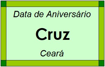 Data de Aniversário da Cidade Cruz