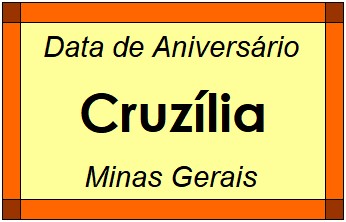 Data de Aniversário da Cidade Cruzília