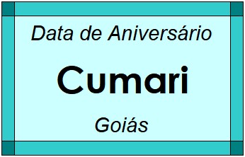 Data de Aniversário da Cidade Cumari