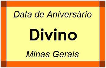 Data de Aniversário da Cidade Divino