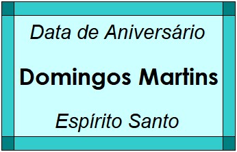 Data de Aniversário da Cidade Domingos Martins