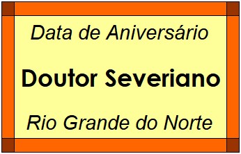 Data de Aniversário da Cidade Doutor Severiano