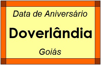 Data de Aniversário da Cidade Doverlândia