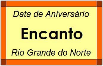 Data de Aniversário da Cidade Encanto