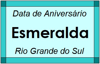 Data de Aniversário da Cidade Esmeralda