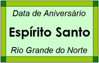 Data de Aniversário da Cidade Espírito Santo