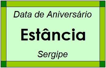 Data de Aniversário da Cidade Estância