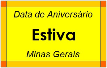 Data de Aniversário da Cidade Estiva