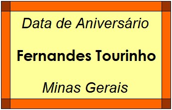 Data de Aniversário da Cidade Fernandes Tourinho