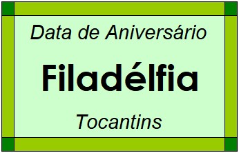 Data de Aniversário da Cidade Filadélfia