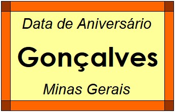 Data de Aniversário da Cidade Gonçalves