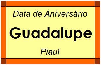 Data de Aniversário da Cidade Guadalupe