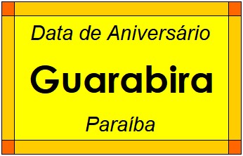 Data de Aniversário da Cidade Guarabira