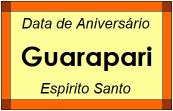 Data de Aniversário da Cidade Guarapari