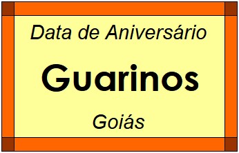 Data de Aniversário da Cidade Guarinos