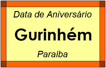 Data de Aniversário da Cidade Gurinhém