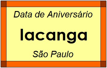 Data de Aniversário da Cidade Iacanga