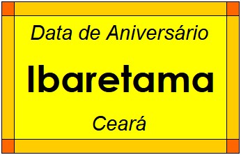 Data de Aniversário da Cidade Ibaretama