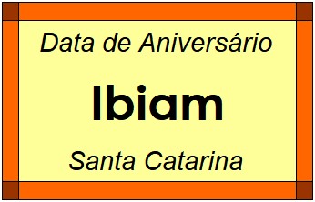 Data de Aniversário da Cidade Ibiam