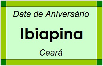 Data de Aniversário da Cidade Ibiapina