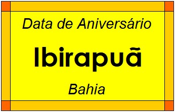 Data de Aniversário da Cidade Ibirapuã