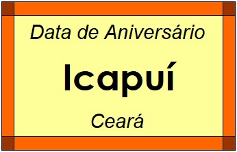 Data de Aniversário da Cidade Icapuí