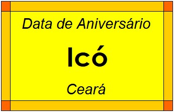 Data de Aniversário da Cidade Icó