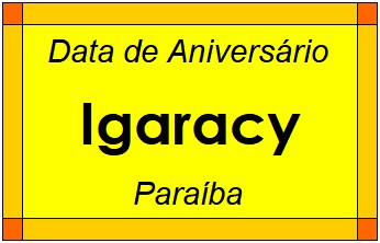 Data de Aniversário da Cidade Igaracy