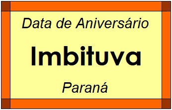 Data de Aniversário da Cidade Imbituva