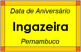 Data de Aniversário da Cidade Ingazeira