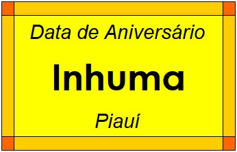 Data de Aniversário da Cidade Inhuma