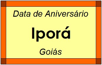 Data de Aniversário da Cidade Iporá