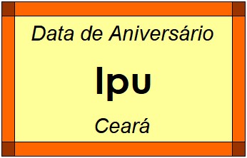 Data de Aniversário da Cidade Ipu