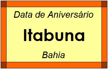 Data de Aniversário da Cidade Itabuna