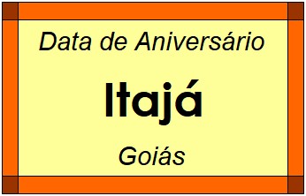 Data de Aniversário da Cidade Itajá