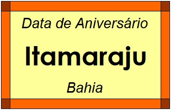 Data de Aniversário da Cidade Itamaraju