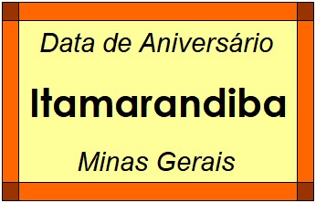 Data de Aniversário da Cidade Itamarandiba