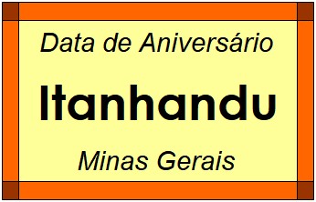 Data de Aniversário da Cidade Itanhandu