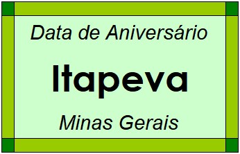 Data de Aniversário da Cidade Itapeva