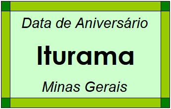 Data de Aniversário da Cidade Iturama