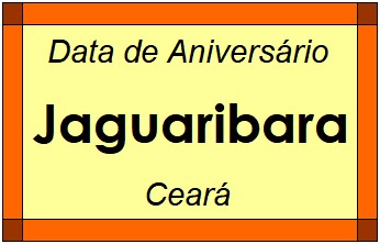 Data de Aniversário da Cidade Jaguaribara