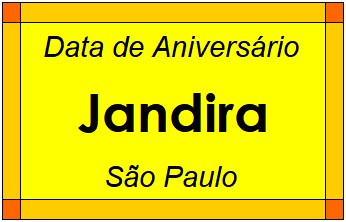 Data de Aniversário da Cidade Jandira