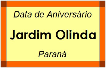 Data de Aniversário da Cidade Jardim Olinda