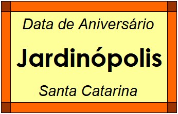 Data de Aniversário da Cidade Jardinópolis