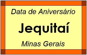 Data de Aniversário da Cidade Jequitaí