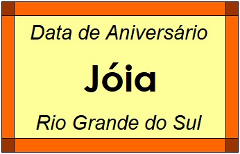 Data de Aniversário da Cidade Jóia