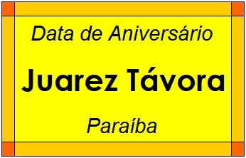 Data de Aniversário da Cidade Juarez Távora