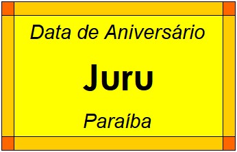 Data de Aniversário da Cidade Juru